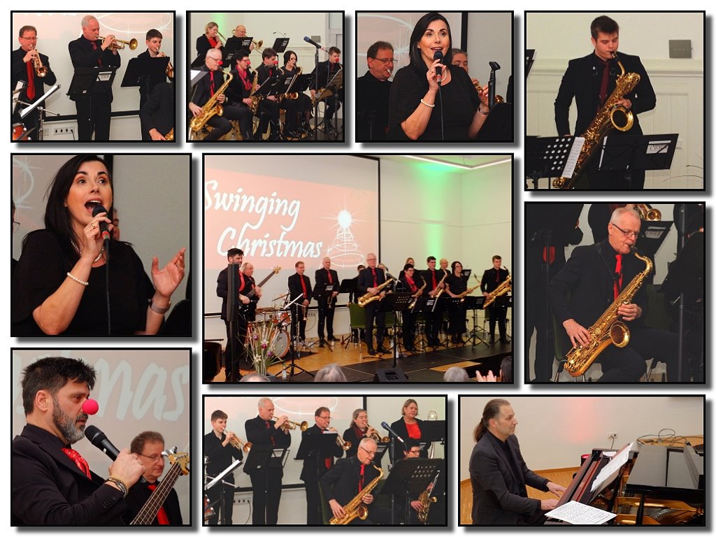 Weihnachtskonzert mit der Big Band Swinging Lohr in der Alten Turnhalle