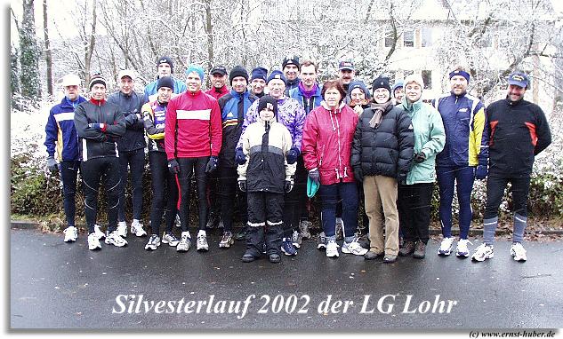Silvesterlauf 2002 der LG Lohr