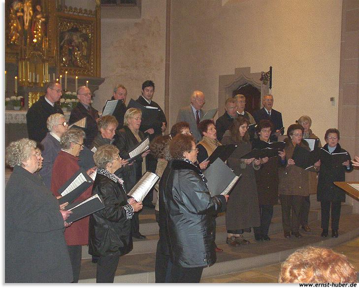 Kirchenchor St. Bartholomäus Frammersbach Leitung: Markus Inderwies
